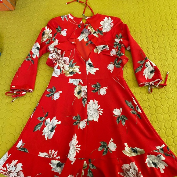 Topshop mini dress, open keyhole detail on back - Picture 2 of 6